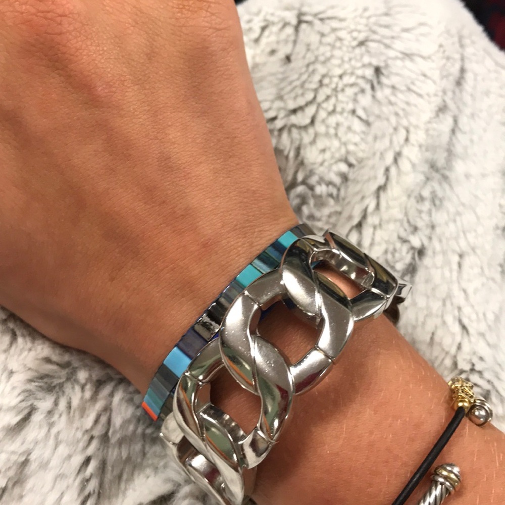 Silver Chain Link Bracelet
